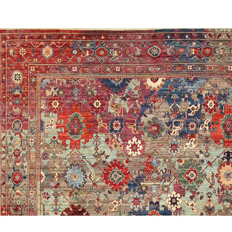 Hand Knotted Wool Oriental Indoor Rug