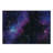 Ambesonne Space Tempered Glass Cutting Board Nebula Dark Galaxy Stars Magenta Blue