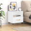 Bojanovice 40cm W Iron Bedside Table-1153516420