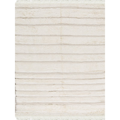 Hand Woven Wool Striped Area Rug