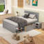 Lit plateforme avec tiroir et deux tablettes-637167965-637167963
