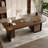 Black + Brown Rectangular Manufactured Wood  desk-863948471