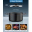 Marmite antiadhésive 6 pintes avec couvercle Cook N Home Professional, poignées rivetées, marmite pour fêtes, marmite avec chauffage uniforme, batterie de cuisine à induction, va au four et au lave-vaisselle, noir-93465434