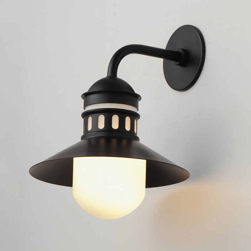 Applique murale en aluminium Clarendon, Noir, H 16,75 po x l 12 po x P 13,25 po