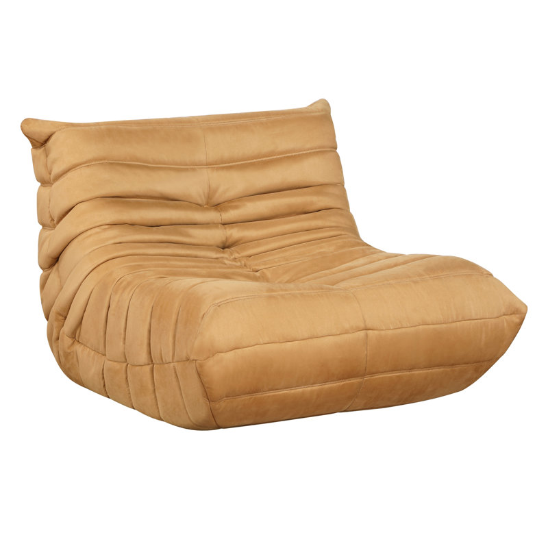 Chaise d'appoint luxueuse luxueuse 1 pièce, Rembourrage en mousse jaune