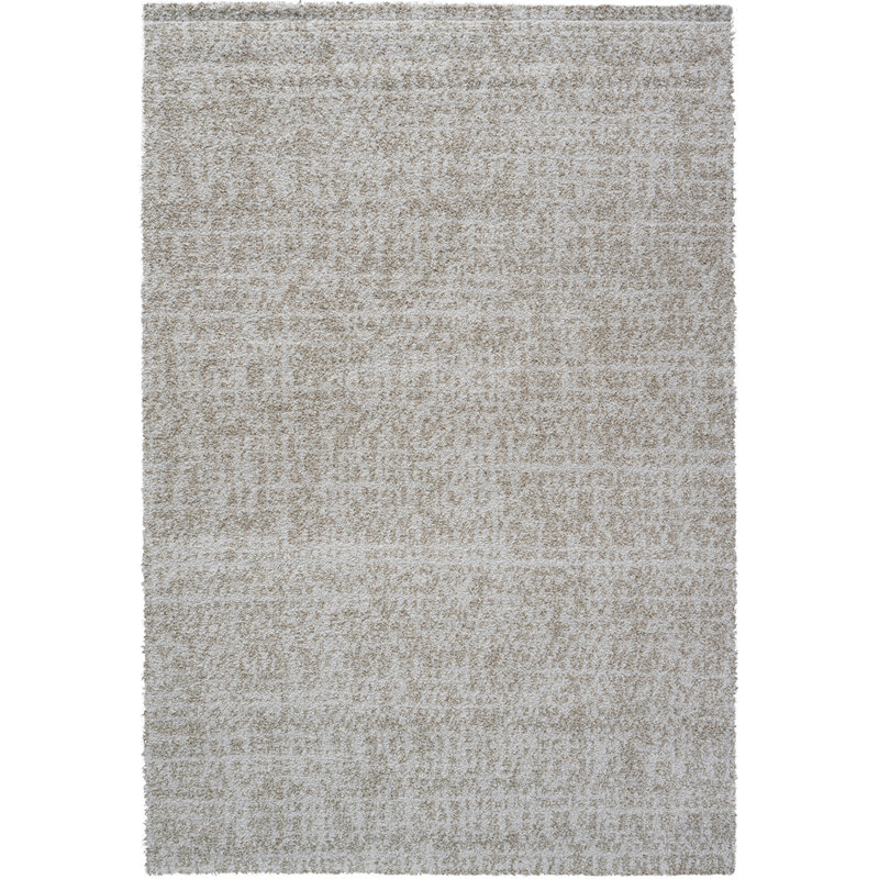 Tapis en polypropylène ivoire et beige Matilda, Rectangle 7 pi 10 po x 10 pi