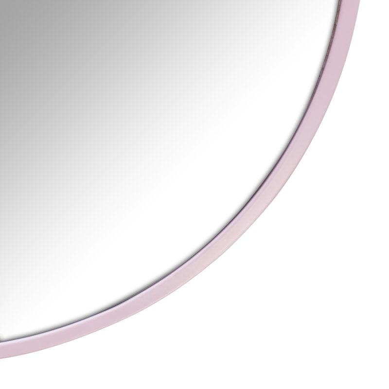 Kira Metal Mirror, Pink, 67" x 24"