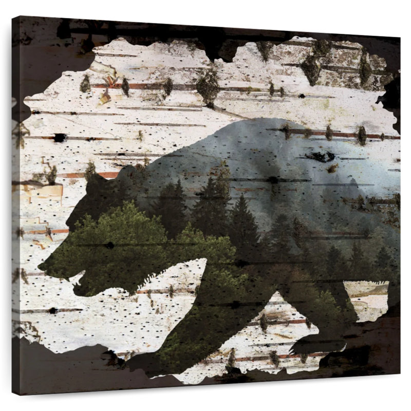 Brampt Birch Forest Bear, 20" H x 20" W