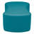 Pro Series Upholstered Bowtie Ottoman 12" Height-101545367