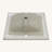 Rectangular Single Bathroom Vanity Top Sink with single Holes & Overflow, White Ceramic (Sink Only)-102314081