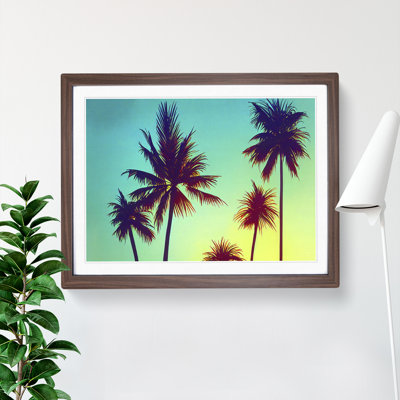 Stupendous Palm Trees - Single Picture Frame Print