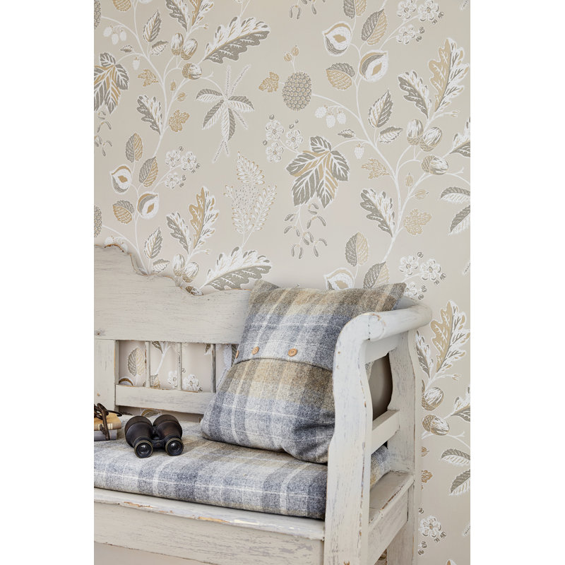 Warwick Wallpaper, Taupe