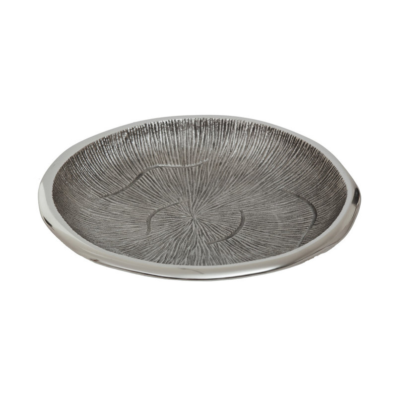 Brodersen Metal Decorative Bowl 1, 5cm H x 32cm W x 32cm D