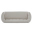 Canapé incurvé en chenille avec assise moelleuse-1651340500