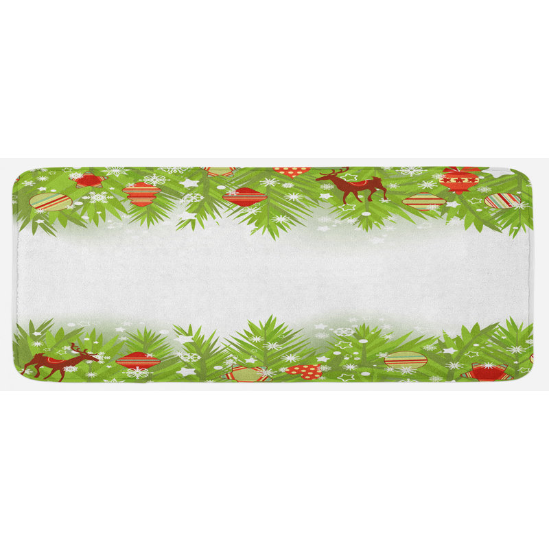 Rustic Synthetic Kitchen Mat