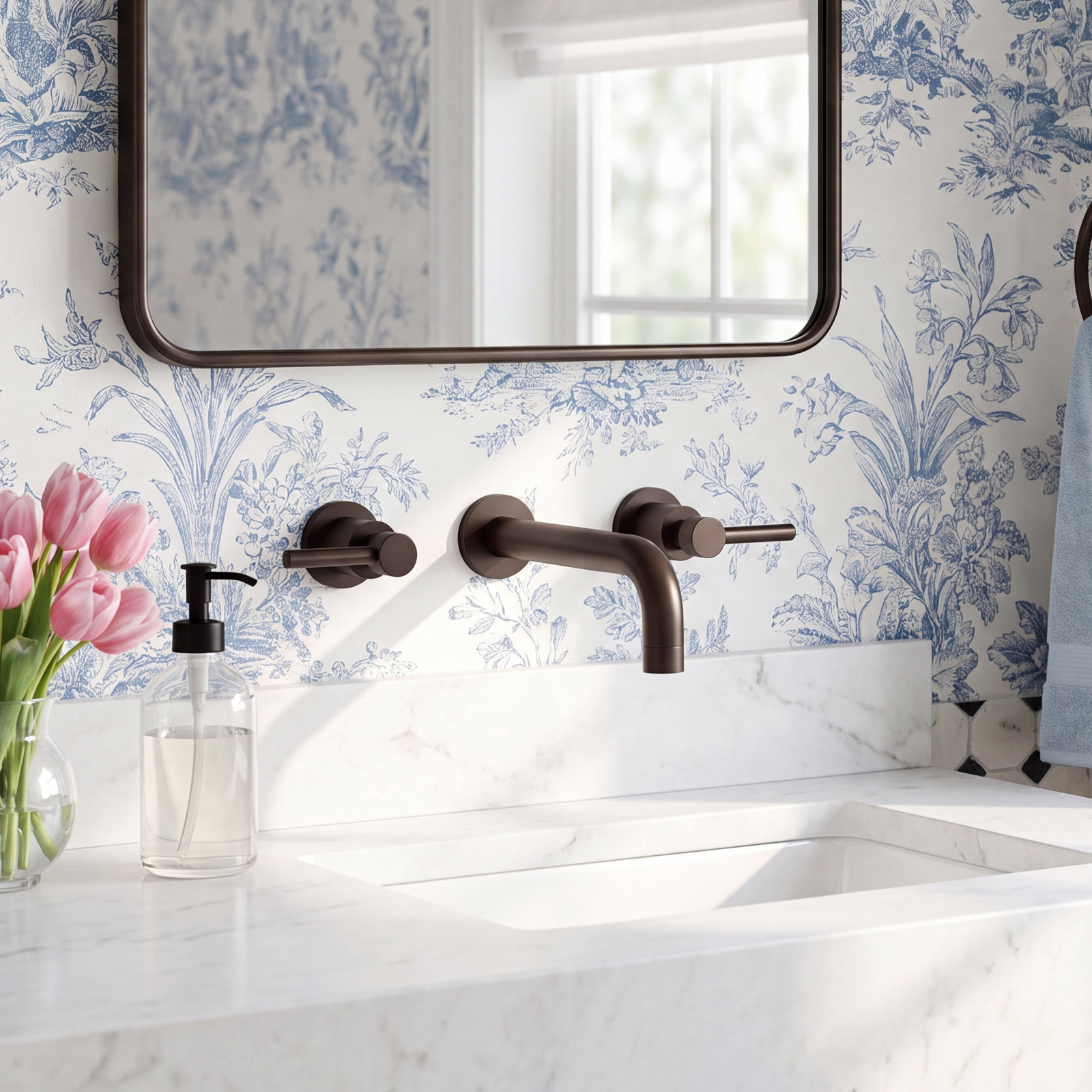 Concord Wall-Mounted Tub Spout, Oil Rubbed Bronze