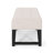 Contemporary With Button- Cover And Geometric Leg Structure Modern Bench Soft Padding Stylish Frame