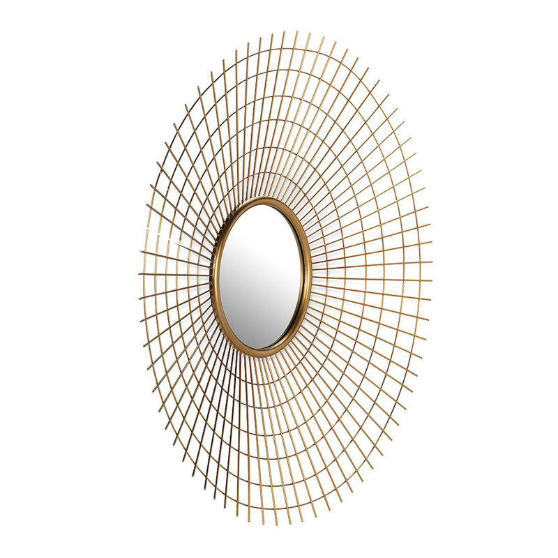 Mcbee Metal Flat Wall Mirror