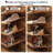 20-Pair Shoe Cabinet with Shelves and Cubbies-1918643435