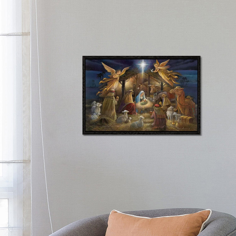Ruane Manning - Print on Canvas, 66.04 cm H x 45.72 cm W x 3.175 cm D, Floater Framed