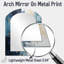 «Abstract Layers I - Abstract Collages Arch, Miroir décoratif-2082134788