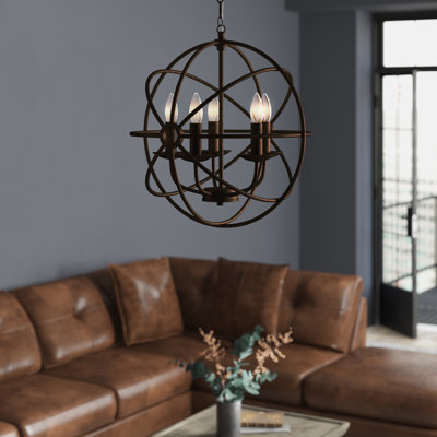 5 - Light Globe Chandelier