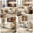 79'' W Modern Loveseat Sofa, Comfy Velvet Couch with Spring Cushion, Removable Cover, Sturdy Frame, Deep Seat, Easy Assembly for Living Room, Bedroom, Office, and Small Space, White-1637605304