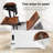 Wood Top Coffee Table With Hidden Compartments-847561746