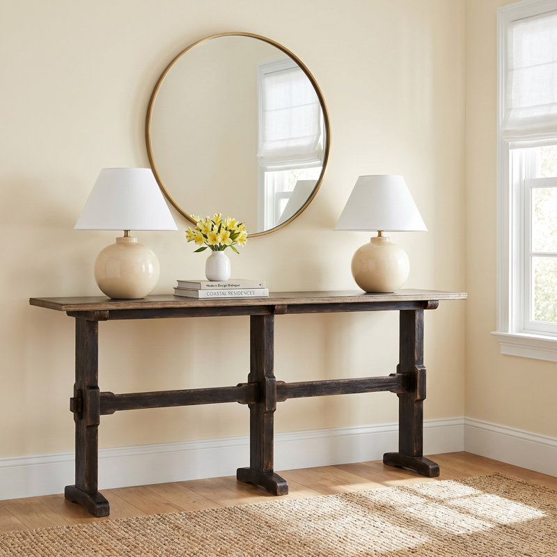 Americana 78" Trestle Console Table