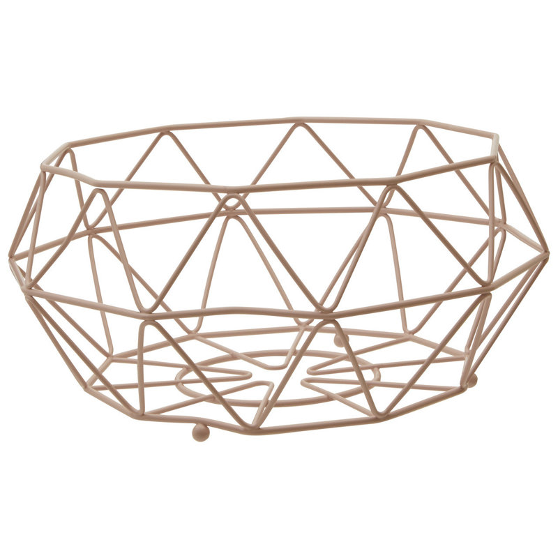 Hykkon Decorative Basket, Pink