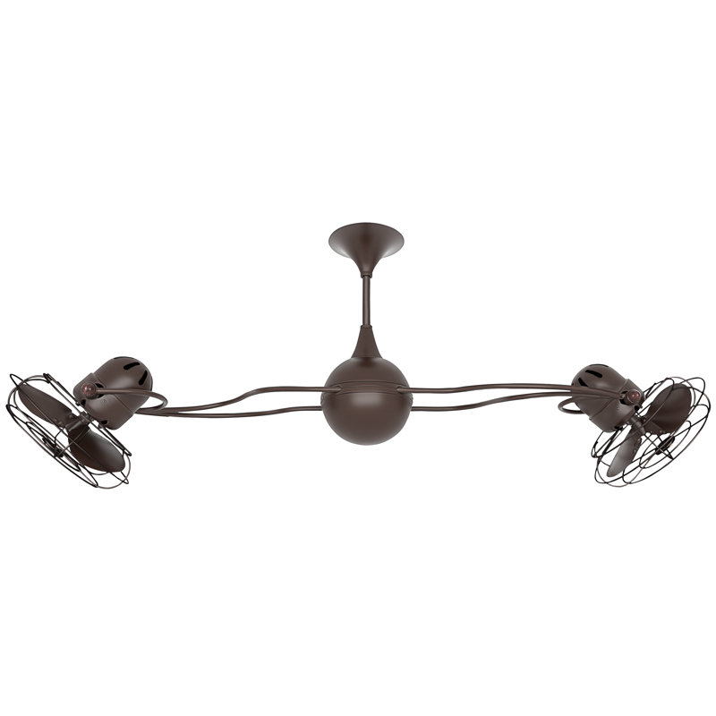 Italo Ventania 13'' Ceiling Fan, Bronzette