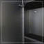Miroir 36x26 pouces à DEL noir