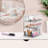 Sorbus 2 Medium & 4 Small Clear Stackable Storage Drawers – Plastic Organizer Bins with Handles – Stackable Pull-Out Storage Drawers for Closet, Pantry, Office, Bathroom, Craft, and Toy Organization