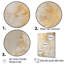 Fizzs beige et or fantaisie - art mural abstrait-95893651-95893655