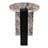 Devarsh 20.66" Contemporary Natural Marble/Metal Handmade Round End Table
