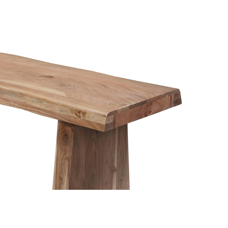 Banc de salle à manger Chaliyah, 68" W, Noyer