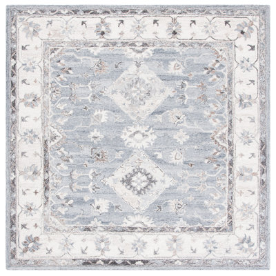 Routh Hand Tufted Wool And Cotton With Latex Oriental Rug