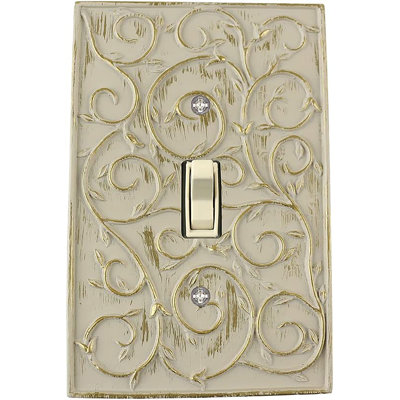 Plants & Flowers 1 - Gang Toggle Light Switch Standard Wall Plate