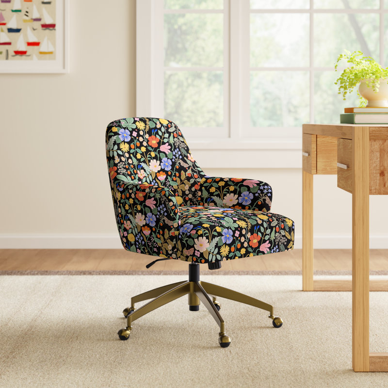 Rifle Paper Co. x Cloth & Company Yvette Office Chair - Thumbnail 5