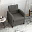 Fauteuil moderne en tissu avec coussins antidérapants-100902950