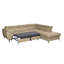 Brookhurst Leather Corner Sofabed-648641781-648641783