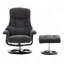 Fauteuil inclinable avec repose-pieds, méridienne moderne pivotante à 360 ° avec repose-pieds, tissu chenille, massage par vibration à 5 points, siège chauffant et dossier réglable à 140 ° pour la maison ou le bureau