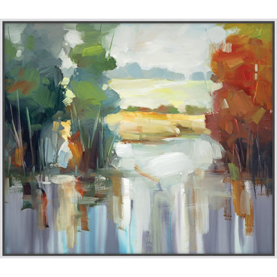 Riverside Daydreams 5 Framed Print Canvas