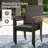 Cobham Outdoor Round Patio Dining Set With PE Wicker Chairs-451619985