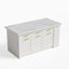 Modern Freestanding Kitchen Islands with Stone Top,Kitchen Island with Storage and Seating Area
