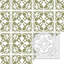 Adhésif décoratif pochoir marocain