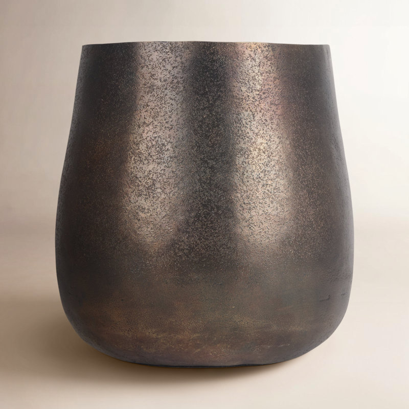 Joeisha Metal Table Vase, 8.5" H x 8.5" W x 8.5" D