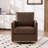 Wide Upholstered Swivel Armchair-2051615734