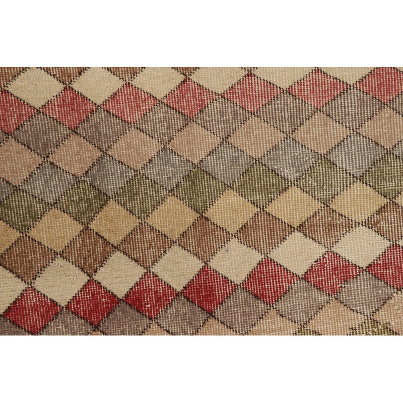 One-of-a-Kind Rectangle 4'6" X 8'5" Hand Knotted Area Rug