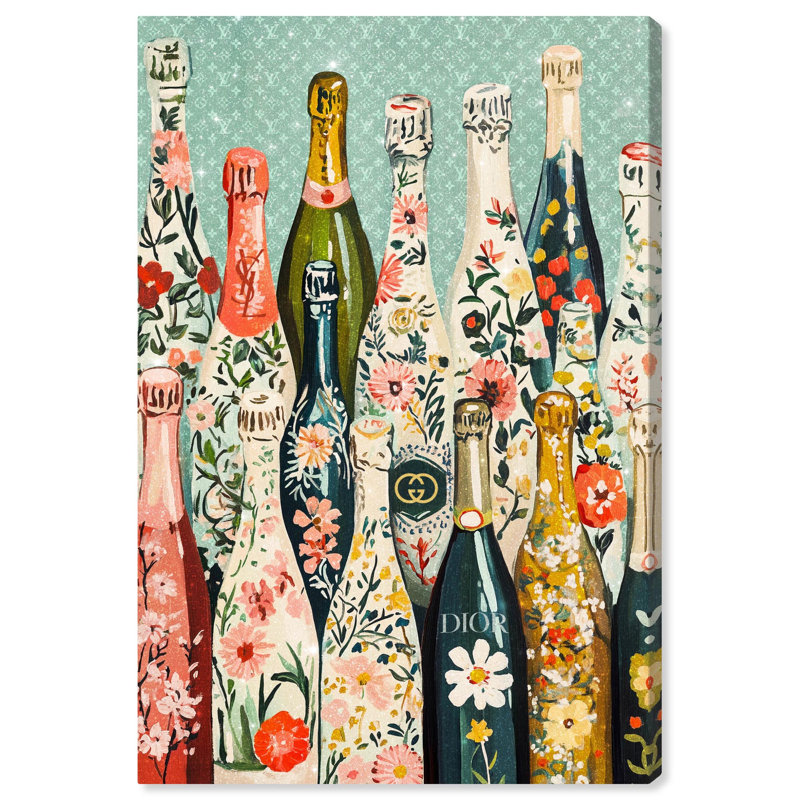 Art floral de la collection Floral , H 45 po x l 30 po, Toile tendue avec châssis
